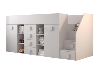 Chezlova 3P Lit superposé 248.5/123/93 blanc VSBX23585