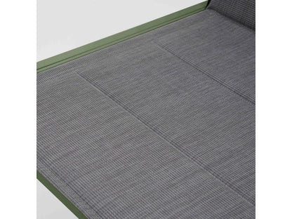 Salon de jardin 4 places en aluminium vert kaki ENDF49202