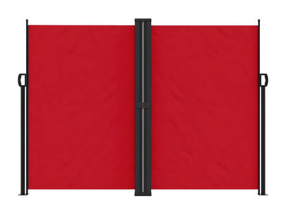 Auvent latéral rétractable rouge 180x600 cm AXGD09572