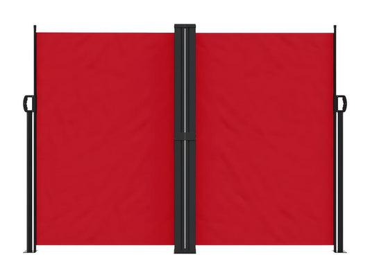 Auvent latéral rétractable rouge 180x600 cm AXGD09572