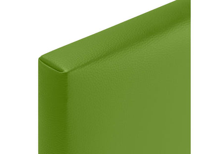 Chezlova Tête de lit simili cuir lisse 145x50cm Lits 135/140 - Vert KVRJ52683