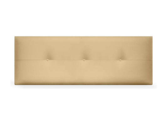Chezlova Tête de lit similicuir avec Boutons 135x50cm Lits 120/135 - Vanille MVOU24514