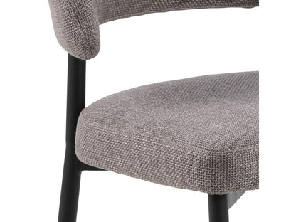 Chaise de salle à manger Edina marron. SWXU59258