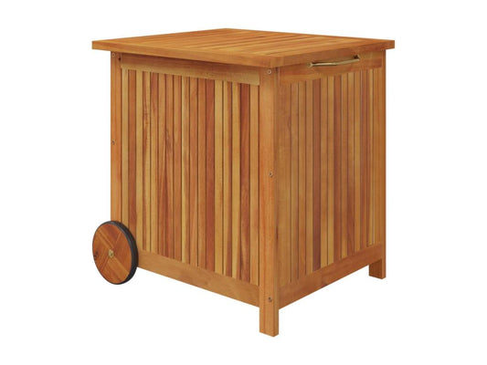 Boîte de rangement de jardin avec roues 60x50x58 cm Bois Chezlova KSQQ22892