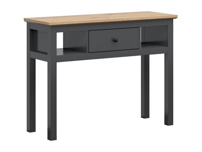 Console 1 tiroir Chezlova Gris anthracite et Bois JJUY17726