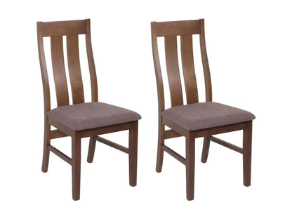 Lot de 2 chaises de salle à manger Chezlova-M58 chaise de cuisine fauteuil chaise tissu/textile bois massif - structure fon XFYI69727
