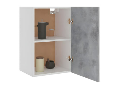 Armoire suspendue Gris béton 39.5x31x60 cm Bois d'ingénierie UQIX67511