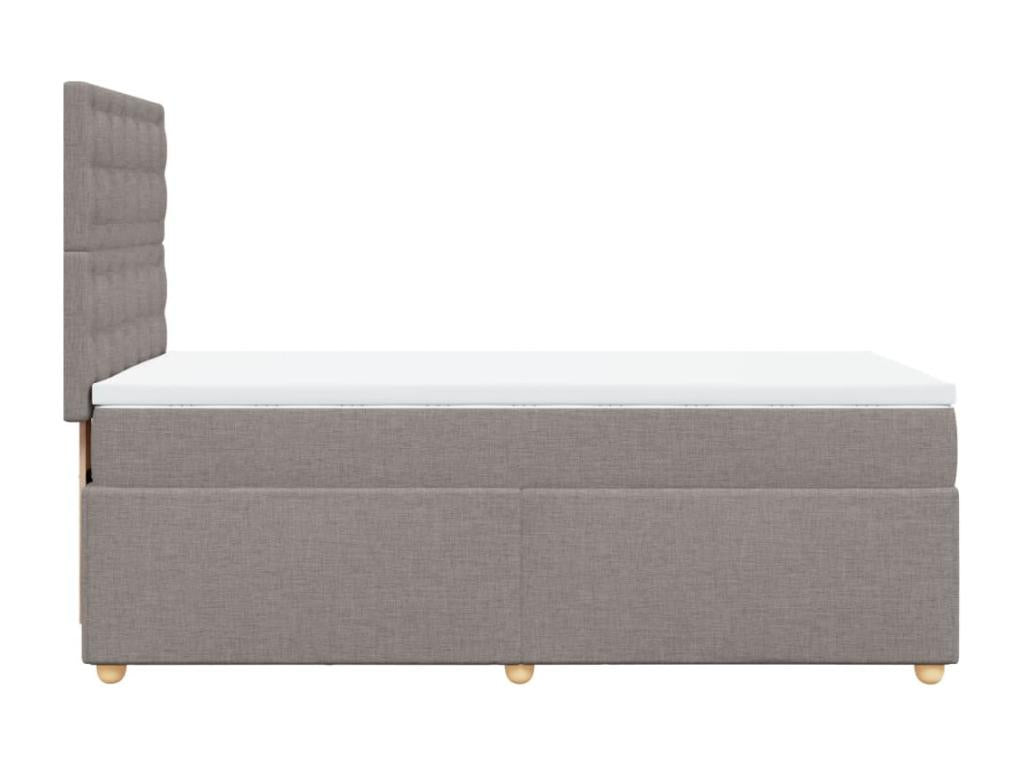 Sommier à Chezlova de lit avec matelas Chezlova 90x190 cm Tissu UIOG61004