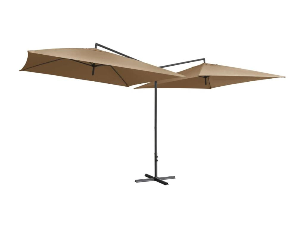Parasol d'extérieur double avec 02 0008420 CIUP13968