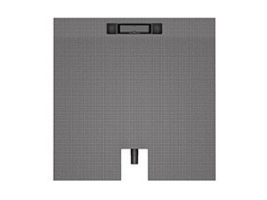 Récepteur à carreler 90x90 cm Chezlova - écoulement linéaire sortie sur le petit coté LZVP92082