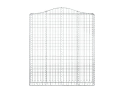 Panier de gabions arqué 200x30x220-240 Fer galvanisé JARI82173