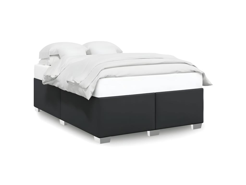 Cadre de lit Noir 140x200 cm Similicuir GXKN36519