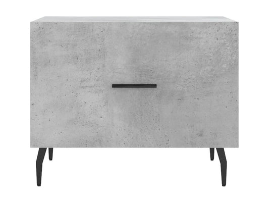 Tables basses 2 pièces gris béton 50x50x40 cm bois d'ingénierie EKHU71316