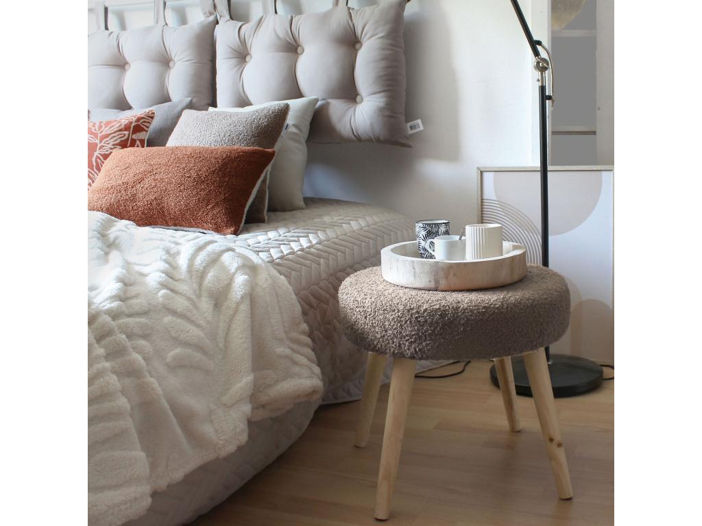 Tabouret rond en bouclesttes YYCF27290