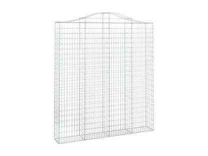 Panier de gabions arqué 200x30x220-240 Fer galvanisé JARI82173
