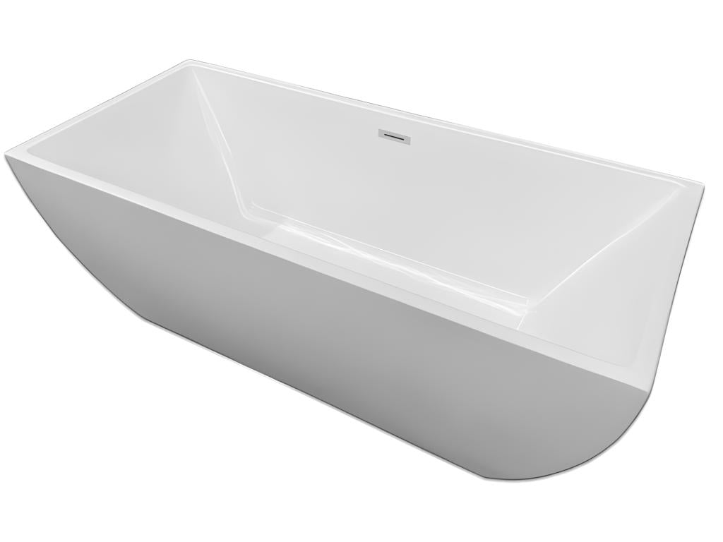 Baignoire ilôt 170x75 cm Robinet Mitigeur Colonne – Decohaute ZWFC48291