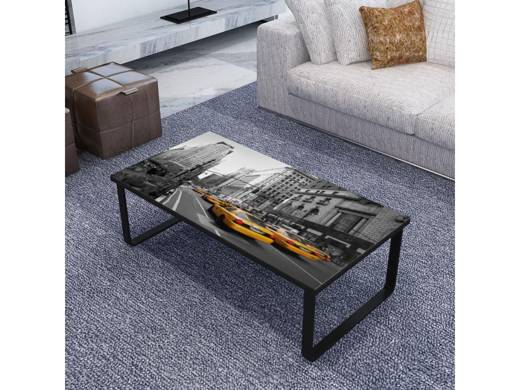 Table basse avec dessus de table rectangulaire MGBA26737