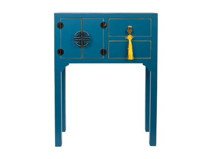 Récepteur en bois avec 2 tiroirs et 2 portes 63x26x83 GESH23692