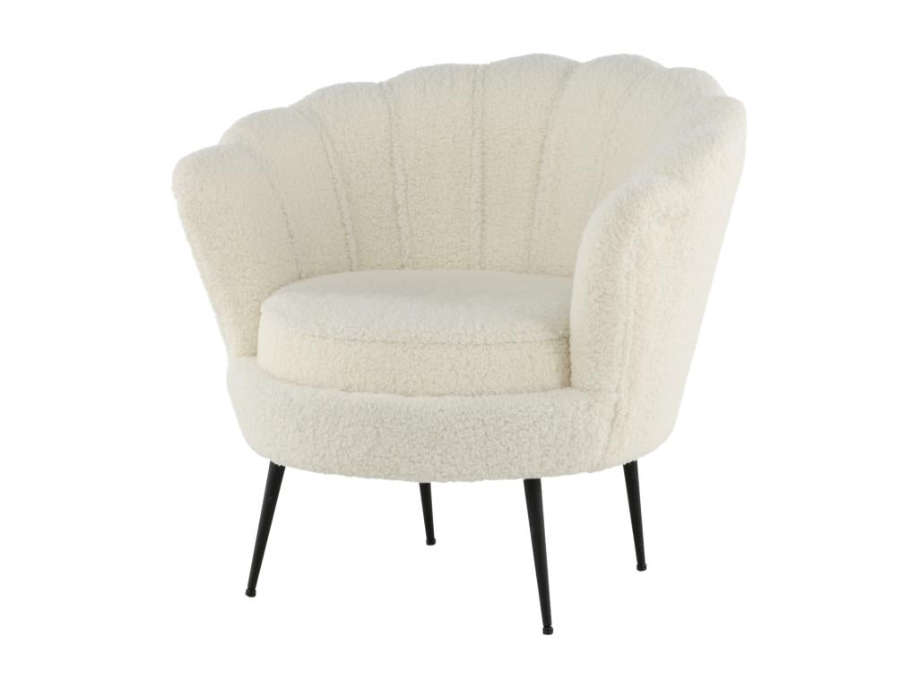 Fauteuil Chezlova AC 1NOS 83x77x76 Blanc WREZ90041