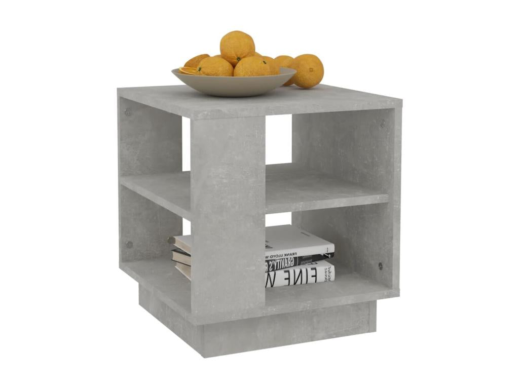 Table basse Gris béton 40x40x43 Bois d'ingénierie YJBG52861