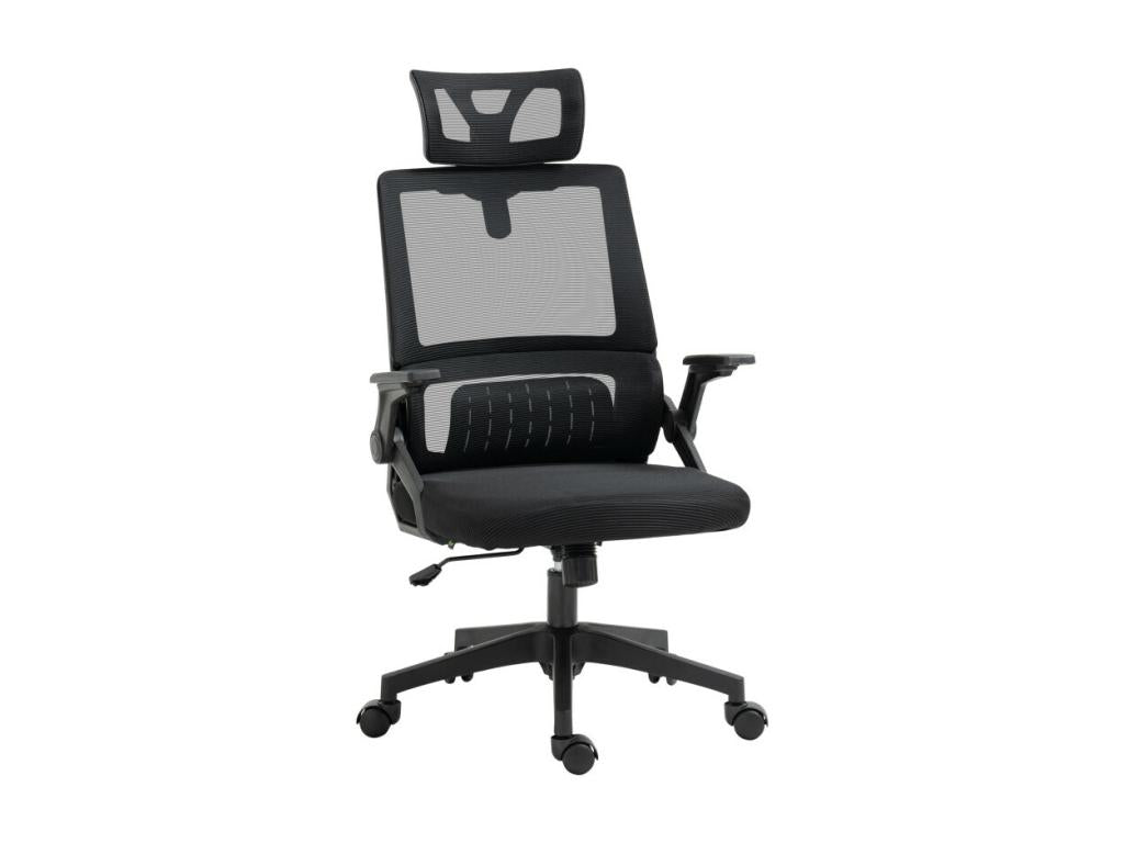 Fauteuil de bureau ergonomique Chezlova noir QIJC26843