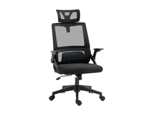 Fauteuil de bureau ergonomique Chezlova noir QIJC26843