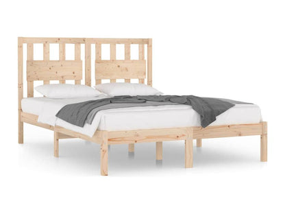 Cadre de lit sans matelas bois de pin massif CGMZ48135