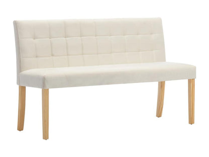Banc 140cm Crème Tissu PYRC80389