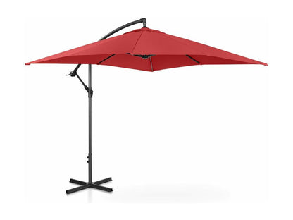 Parasol déporté rectangulaire bordeaux 315x248x262 cm 14 0007604 AXOI93248