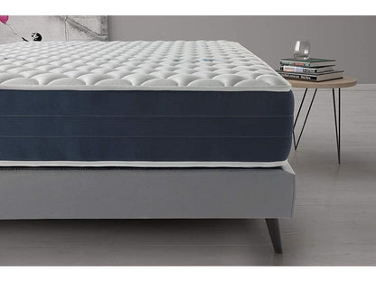 Matelas 140x200 mousse real confort - mousse à mémoire de forme Chezlova - épaisseur 25 cm - double face été-hiver OXPB36476