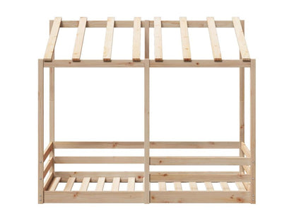 Lit pour enfant sans matelas 80x160 cm bois massif de pin QAOA14121