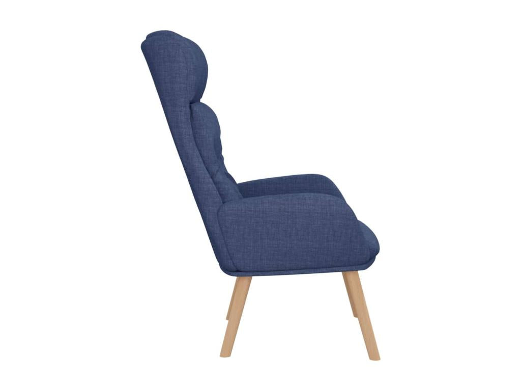 Fauteuil de détente Bleu Tissu GQUT11629