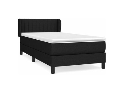 Sommier à décohaute de lit avec matelas Noir 100x200 Tissu GLDC45758