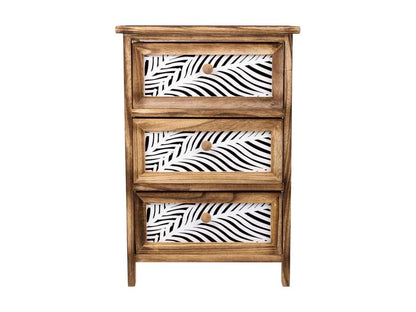 Chiffonnier En Bois Marron 40x29x58h LLVC46685