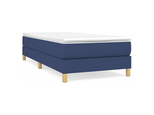 Sommier à Chezlova de lit avec matelas Bleu 80x200 Tissu EPWW00743