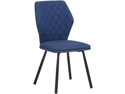 Chezlova - Lot de 2 chaises de salle à manger rembourrées en tissu tissé ALTY28236