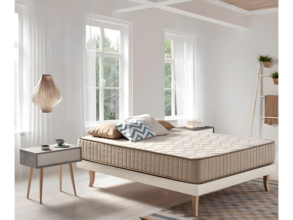 Matelas à Mémoire de Forme Luxe ECO Tencel Ignifuge 105x180 20cm /2 YBEO17185