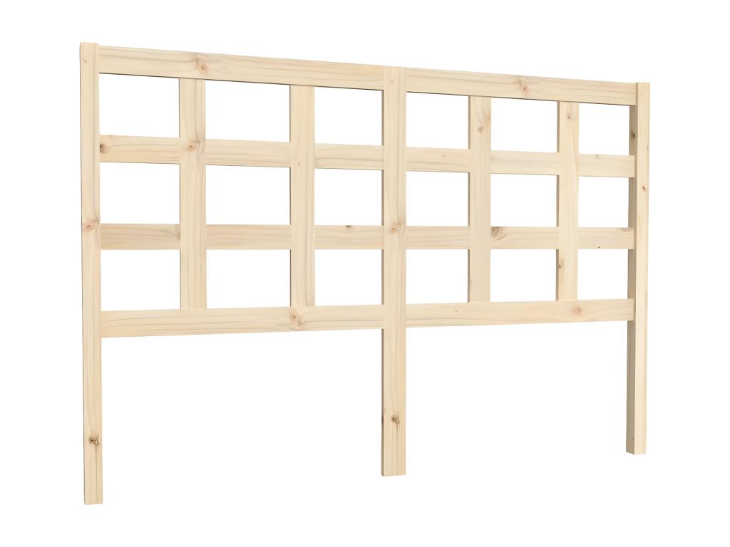 Tête de lit 145,5x4x100 cm Bois massif de pin LLMV48637