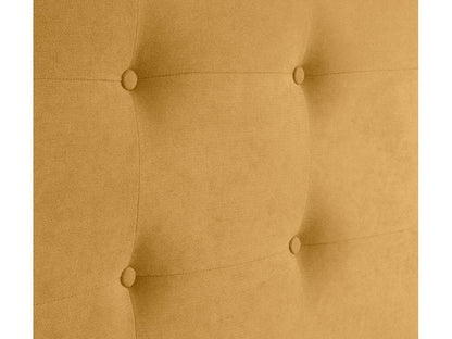 Chezlova Tête de lit en tissu Aqualine capitonné 105x115cm avec pieds pour lits 105 - Moutarde ZION60597