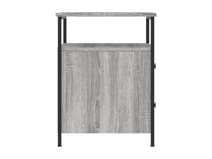 Tables de chevet 2 pièces Chezlova gris 44x45x60cm bois d'ingénierie COSS66603