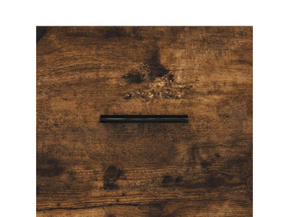 Buffet chêne fumé 100x36x60 cm bois d'ingénierie IQYA79794