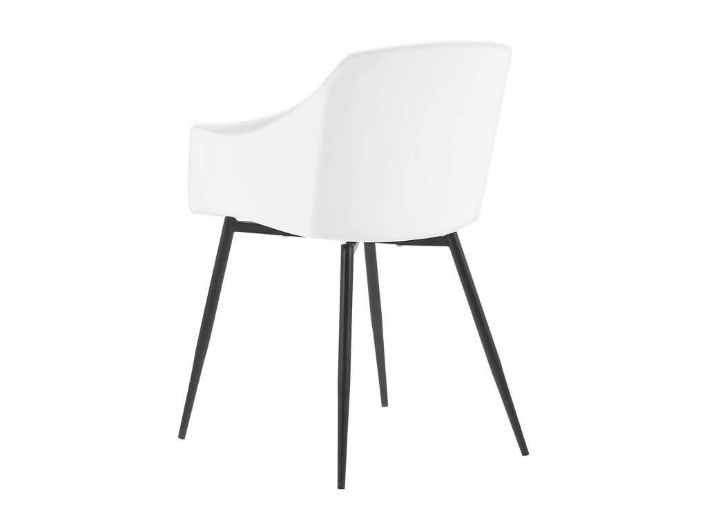 Lot de 2 chaises de salle à manger FONDA Blanc IKNK76777