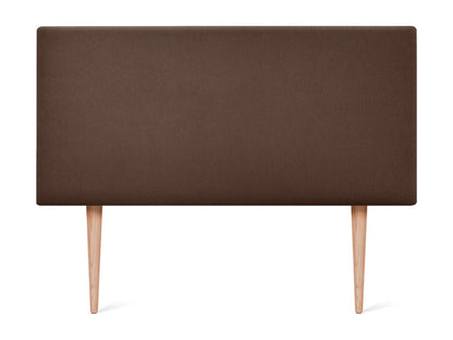 Chezlova Tête de lit en tissu Aqualine lisse 110x105cm avec pieds Lits 105 - Marron SVIU52160