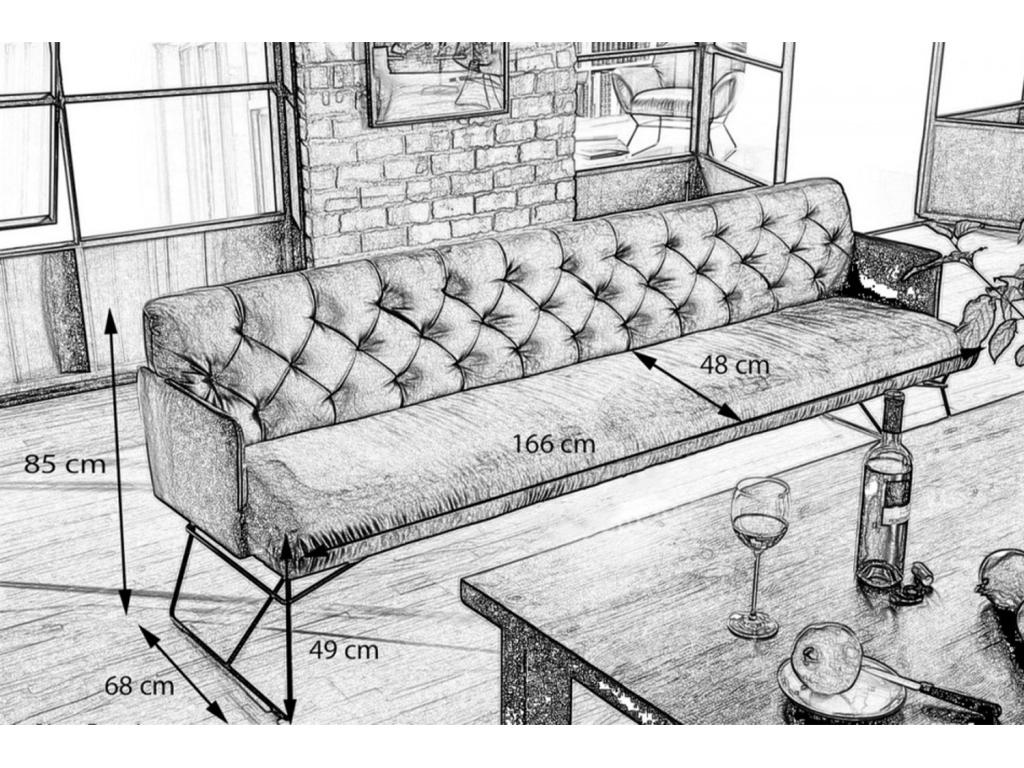 Banc - Violette Velours - CHARME LITX94566