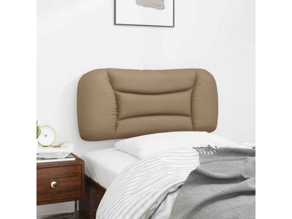 Tête de lit coussin cappuccino 90 cm similicuir KJKT04089