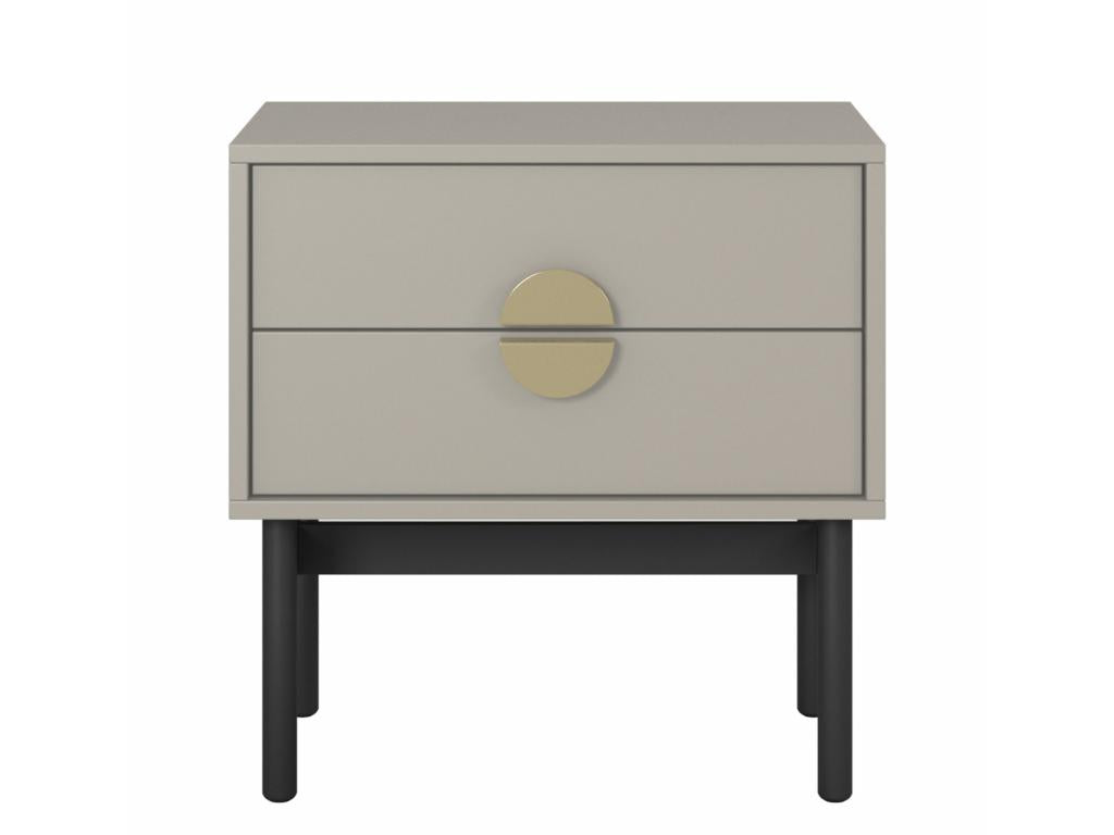 Table de chevet - 55 cm - Chezlova gris-beige - Chezlova MNMH29937