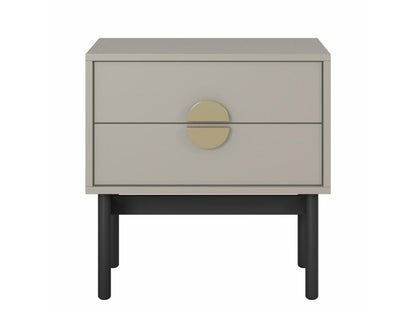 Table de chevet - 55 cm - Chezlova gris-beige - Chezlova MNMH29937