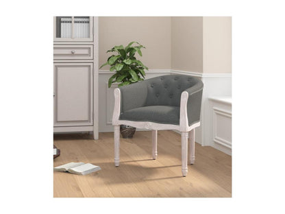 Chaise à manger Gris foncé Tissu VSUK86049