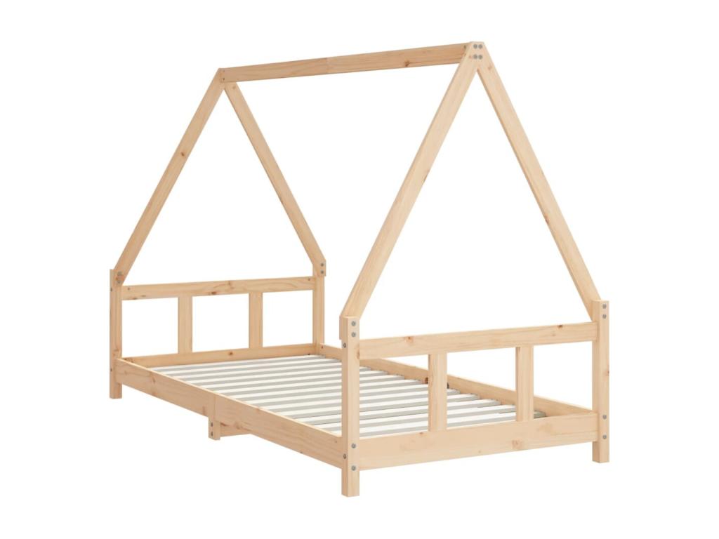 Cadre de lit pour enfant 90x190 cm Bois de pin massif VBMF92162