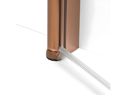 Cabine de douche pivotante 90x70 cm cuivre brossé Chezlova COPPER BRUSHED MEGH18069